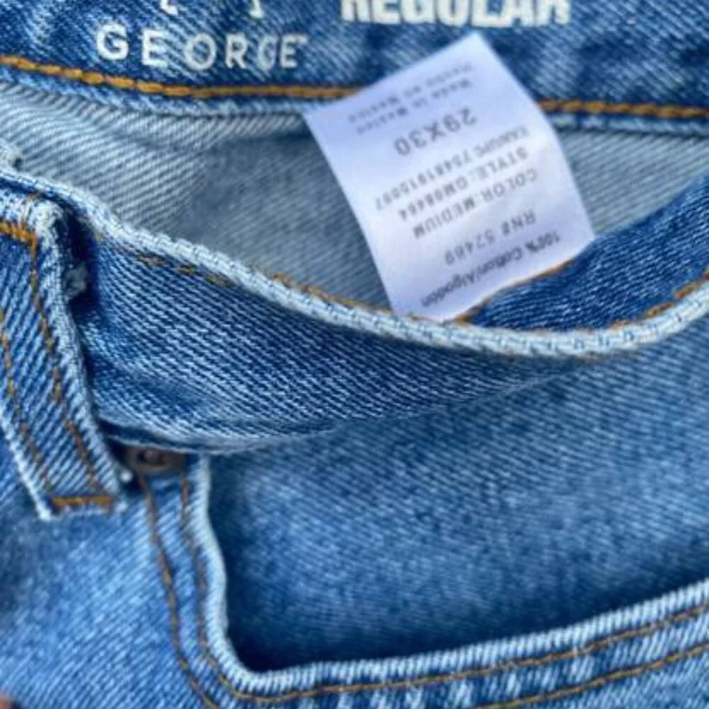 Vintage George Denim Mid-Rise Jeans - Picture 3 of 3